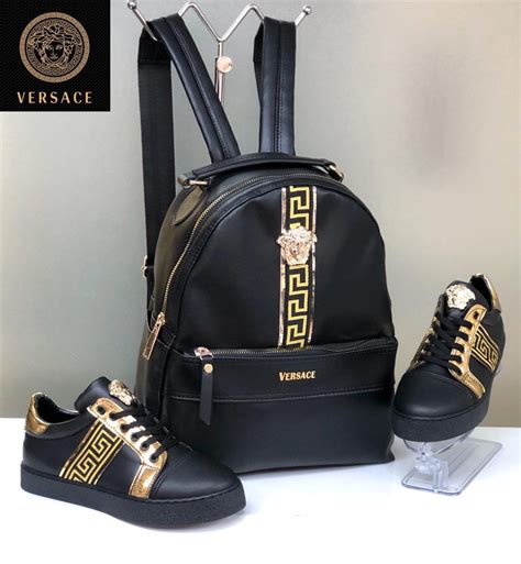 versace backpack womens|Versace gift set with backpack.